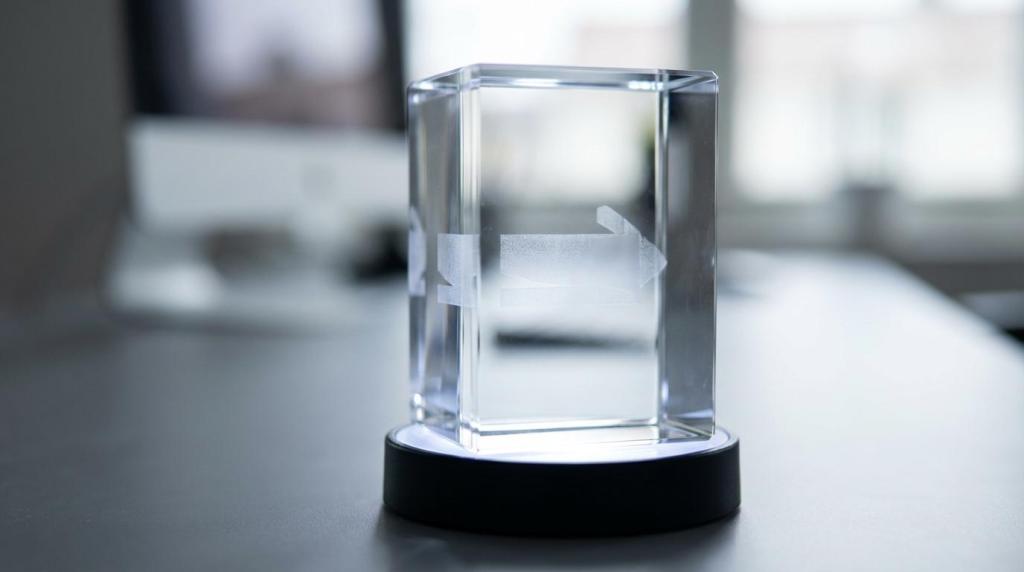 Firmagaver i krystal med logo: sådan planlægger du en bestilling uden stress