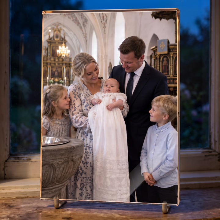 Printglas med farvetryk