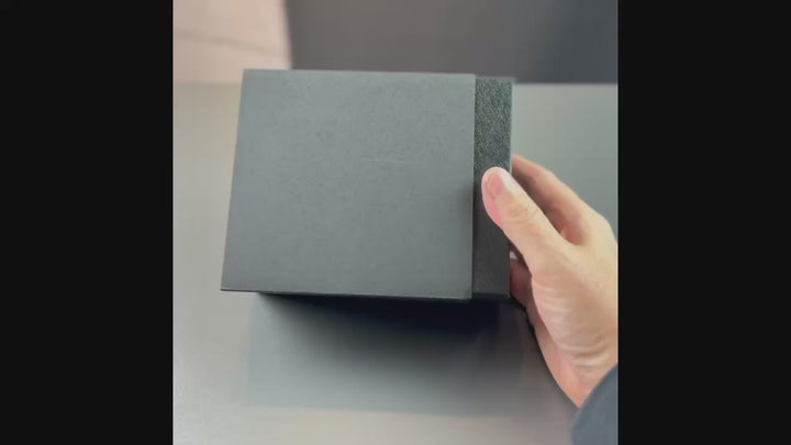 Opretstående glashjerte i krystalglas med 3D-lasergravering